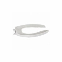 Centoco Toilet Seat,Elongated,White,SS GRAMFR500STSCCFE-001