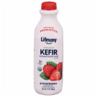Lifeway Strawberries N Cream Organic Probiotic Whole Milk Kefir Drink