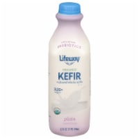Lifeway Plain Organic Probiotic Whole Milk Kefir Drink