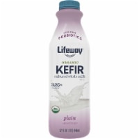 Lifeway Organic Plain Unsweetened Kefir Cultured Whole Milk