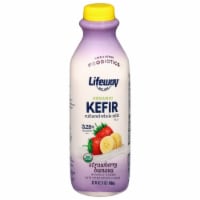 Lifeway® Organic Kefir Strawberry Banana Whole Milk Perspective: Main