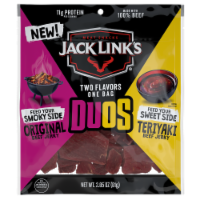Jack Link's Duos Original and Teriyaki Beef Jerky Perspective: Main