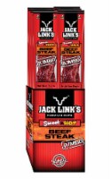 Jack Link's Jumbo Sweet and Hot Beef Steak 2 oz. Packet - Case Of: 12; Each Pack Qty: 1;