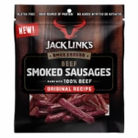 Jack Links 9019654 4 oz Bagged Beef Smoked Sausages, Pack of 8