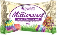 Pangburn's Millionaires Pecan & Honey Caramel Milk Chocolate Egg Perspective: Main
