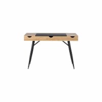 Calico Designs Nook 47  Office Desk Black/Ashwood (51250)