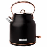 Haden Heritage Stainless Steel Electric Kettle - Black/Copper