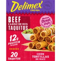 Delimex Beef Corn Taquitos Frozen Snacks Perspective: Main