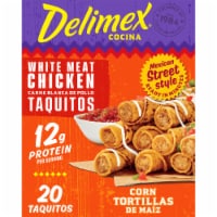Delimex Chicken Corn Taquitos Frozen Snacks Perspective: Main