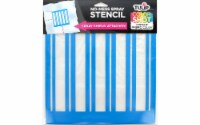Tulip Color Shot Stencil 10x10" Stripe