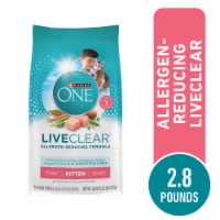 Purine ONE LiveClear Allergen-Reducing Kitten Dry Cat Food Formula Real Chicken Perspective: Main