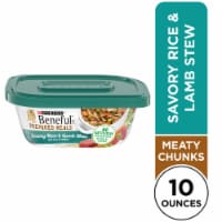 Purina Beneful Prepared Meals High Protein Wet Dog Food Savory Rice & Lamb Stew with Gravy Perspective: Main