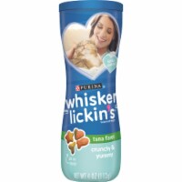 Whisker Lickin's Crunch Lovers Chicken & Tuna Flavors Cat Treats Perspective: Main