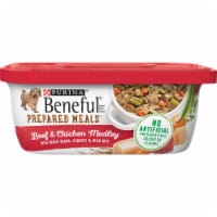 Beneful Prepared Meals Beef & Chicken Medley Wet Dog Food Perspective: Main