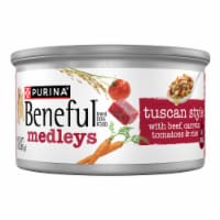 Purina Beneful Medleys Wet Dog Food Tuscan Style Beef in Sauce Perspective: Main