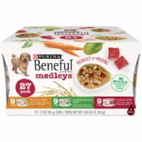 Purina Beneful Medleys Romana Mediterranean and Tuscan Style Wet Dog Food Variety Pack Perspective: Main