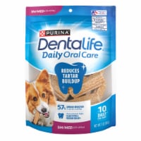 Purina Dentalife Daily Oral Care Chicken Flavor Small/Medium Breed Dog Dental Chews Perspective: Main