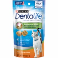 Purina® DentaLife® Tasty Chicken Flavor Dental Crunchy Cat Treats Perspective: Main