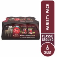 Purina ONE True Instinct Grain Free Wet Dog Classic Ground Variety Pack Perspective: Main