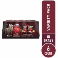 Purina ONE® SmartBlend® True Instinct Tender Cuts Natural Gravy Wet Dog Food Variety Pack