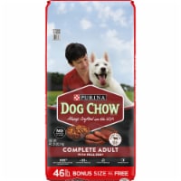 Purina Dog Chow Complete Adult with Real Beef Dry Dog Food 46 lb Smith s Food and Drug