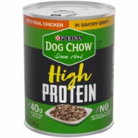 High protein wet dog sales food