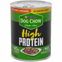 Dog Chow® High Protein with Real Chicken in Savory Gravy Wet Dog Food Perspective: Main