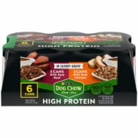 Dog Chow High Protein Chicken and Beef Wet Dog Food Perspective: Main