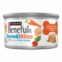 Purina Beneful Small Breed Wet Dog Food, IncrediBites Pate With Real Chicken Recipe Perspective: Main