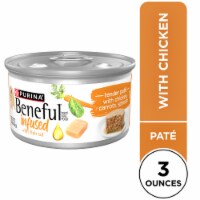 Purina Beneful Infused Wet Dog Food Pate With Real Chicken, Carrots and Spinach, With Fish Oil Perspective: Main