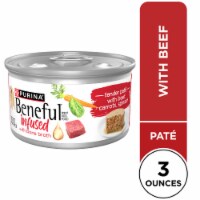 Purina Beneful Infused Wet Pate Dog Food With Real Beef, Carrots, Spinach and Bone Broth Perspective: Main