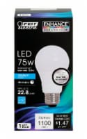 Feit Electric A19 E26 (Medium) LED Bulb Daylight 75 Watt Equivalence 1 pk - Total Qty: 4;