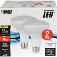 Feit Electric 10.5-Watt (65-Watt) Performance LED® BR30 Dimmable Light Bulbs