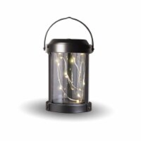 Feit Electric 8081012 4 in. Solar Power Metal Round Hanging Pathway Light - Bronze - Pack of