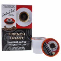 French Roast Gourmet Coffee by Bostons Best for Unisex - 12 Cups Coffee