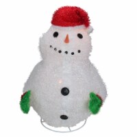 Sterling 24 Pre-Lit Red and White Snowman Outdoor Christmas Yard Decor
