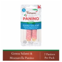 Fiorucci Hard Salami Wrapped Mozzarella Cheese Twin Pack Panino Perspective: Main