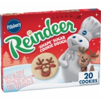Pillsbury Ready to Bake! Reindeer Shape Cookie Dough