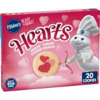 Pillsbury™ Ready To Bake™ Hearts Shape™ Sugar Cookie Dough Perspective: Main