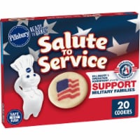 Pillsbury Ready to Bake! Salute To Service Shape Sugar Cookie Dough Perspective: Main