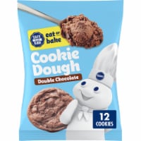Pillsbury Ready to Bake Double Chocolate Refrigerated Cookie Dough Perspective: Main
