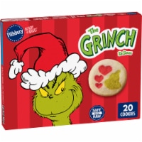 Pillsbury Ready to Bake! Dr. Seuss The Grinch Shape Sugar Cookie Dough Perspective: Main