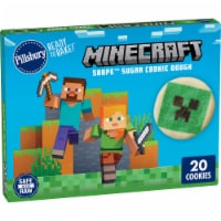 Pillsbury Ready to Bake Minecraft Shape Sugar Cookie Dough Perspective: Main