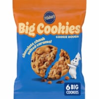 Pillsbury Ready to Bake! Big Cookies Chocolate Chunk Salted Caramel Cookie Dough Perspective: Main