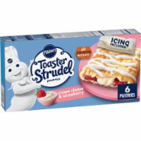 Pillsbury Cream Cheese & Strawberry Toaster Strudel Frozen Pastries
