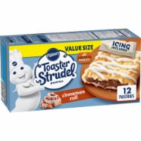 Pillsbury Cinnamon Roll Toaster Strudel Frozen Pastries Value Size Perspective: Main