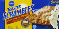 Toaster Scrambles Cheese Sauce Egg & Sausage Pastries Perspective: Main