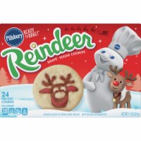 Pillsbury Ready to Bake Reindeer Shaped Sugar Cookies