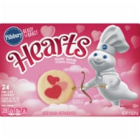 Pillsbury Ready to Bake Heart Shape Valentine Cookies Dough Perspective: Main