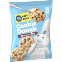 Pillsbury Refrigerated Ready To Bake Chocolate Chip Cookie Dough